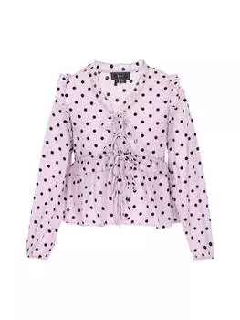 Блузка faina, цвет lilac