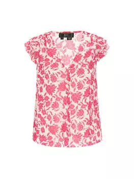 Блузка faina, цвет pink white