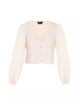 Блузка faina, кремовый