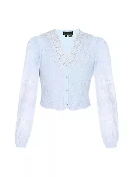 Блузка faina, светло-синий