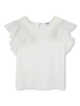 Блузка Fancy Chlo Kids, белый