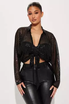 Блузка Fashion Nova T4520FN, черный