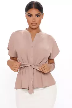 Блузка Fashion Nova TT1168, мокко
