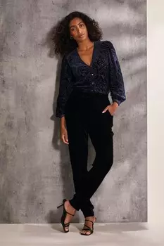 Блузка Fatface Burnout Fat Face, синий