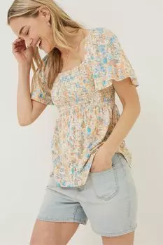 Блузка FatFace Lucia из минерального материала Fat Face