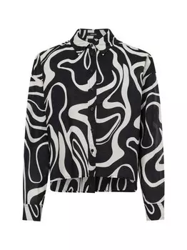 Блузка фенеда Opus, черный