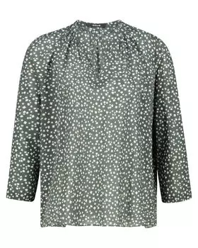 Блузка фентура Opus, зеленый