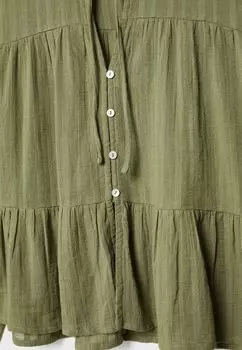 Блузка Flowing Boho Stradivarius, хаки