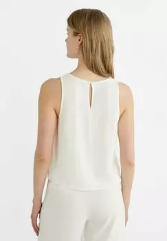 Блузка Flowing Racerback Stradivarius, белая