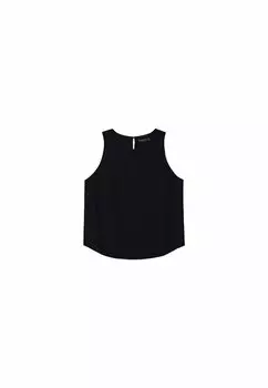 Блузка Flowing Racerback Stradivarius, черная