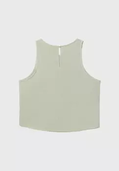 Блузка Flowing Racerback Stradivarius, хаки