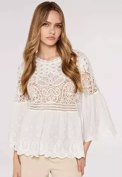 Блузка FOLK Apricot, цвет white