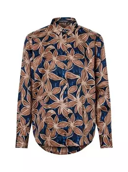 Блузка Franco Callegari, цвет Navy/Brown