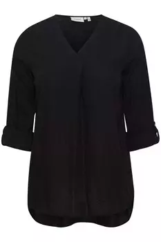 Блузка Fransa Curve COYA, черный