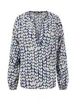 Блузка FYNCH-HATTON, цвет dunkelblau/creme