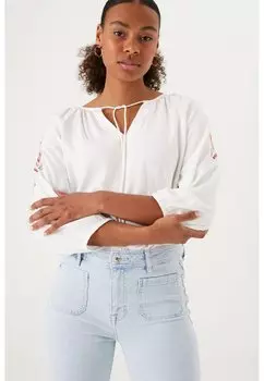 Блузка Garcia, цвет off white