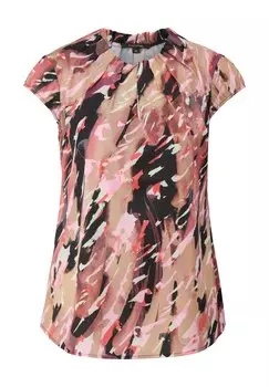 Блузка GEMUSTERTE comma, цвет mehrfarbig