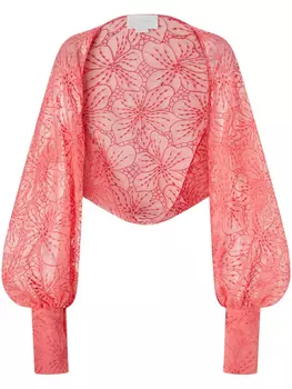 Блузка Genny embroidery bolero, розовый