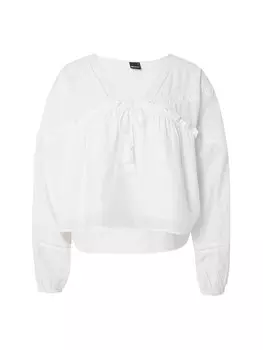 Блузка Gina Tricot Boho, белый
