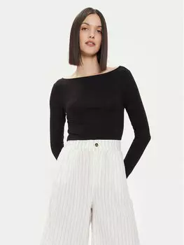 Блузка Gina Tricot, черный