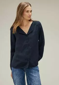 Блузка Glnzende Street One, синий