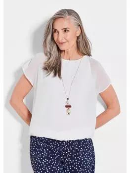 Блузка GOLDNER, белый