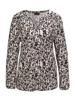 Блузка Goldner Blouse, цвет sand/black