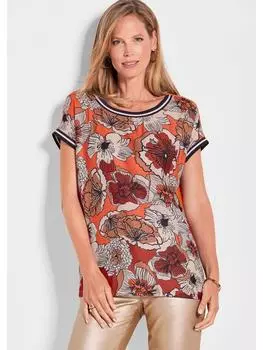 Блузка GOLDNER, цвет pfirsich/gemustert