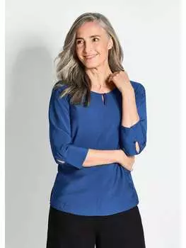 Блузка GOLDNER, цвет royalblau