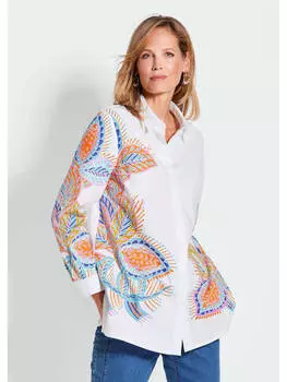 Блузка GOLDNER, цвет wei/gemustert