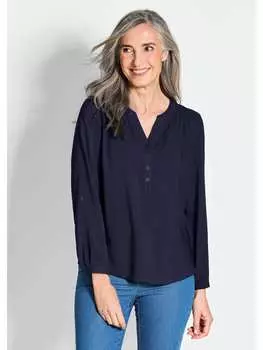 Блузка GOLDNER, морской