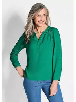 Блузка GOLDNER, темно-зеленый