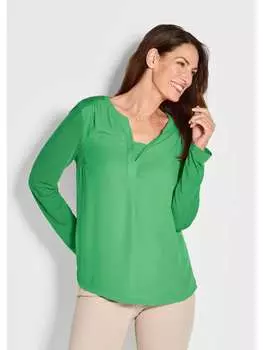 Блузка GOLDNER, зеленый