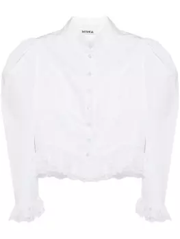 Блузка Grace с кружевом Batsheva, белый