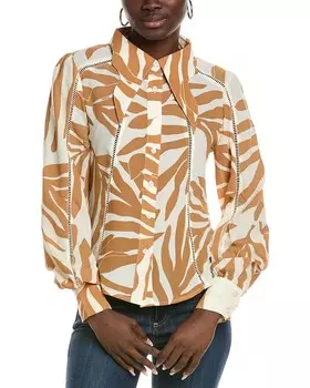 Блузка Gracia с лесенкой, бежевый