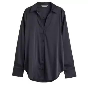 Блузка H&amp;M V-neck, темно-синий