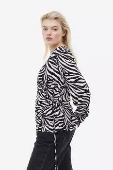 Блузка H&M, черный