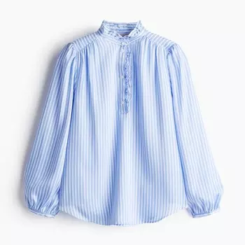 Блузка H&M Frills, голубой