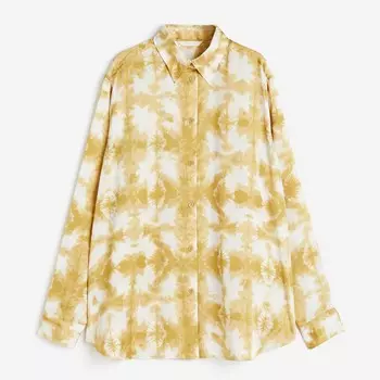 Блузка H&M Oversized, желтый