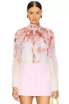 Блузка-Халат crush Zimmermann, мультиколор