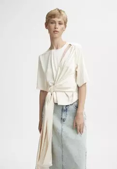 Блузка HARPER KNOT Gestuz, крем