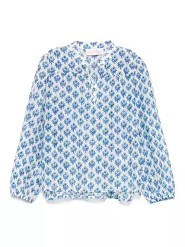 Блузка Харпер MC2 Saint Barth Kids, синий