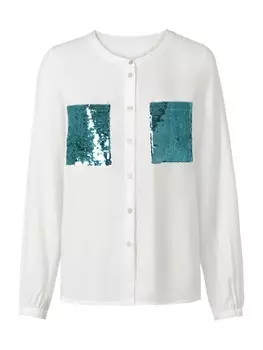 Блузка heine, белый