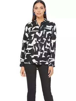 Блузка Heine, цвет schwarz/creme