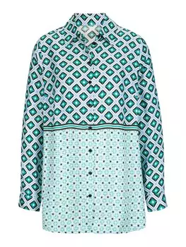 Блузка heine, цвет Turquoise/Pastel blue