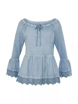 Блузка heine, синий