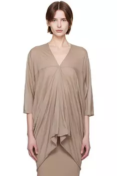 Блузка Hollywood kite Rick Owens, цвет taupe