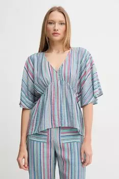 Блузка Hoss Intropia, бирюзовый