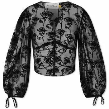 Блузка House Of Sunny La Thorn, черный