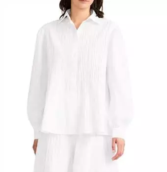 Блузка Huxley белого цвета Merlette